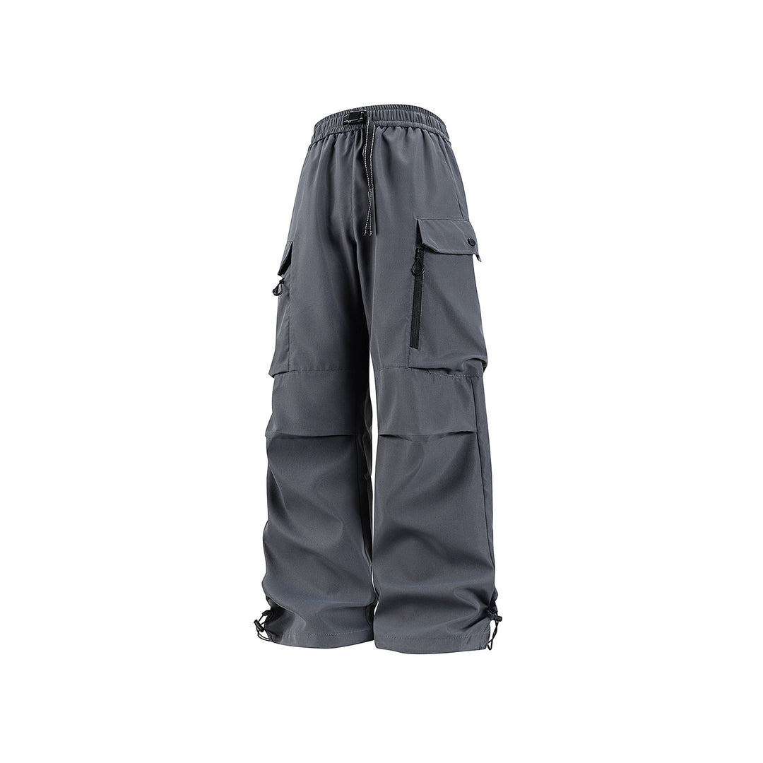 Unisex Weite technische Cargo-Hose mit Multifachtaschen, Tunnelzug und verstellbaren Beinabschlüssen Nord Taschen