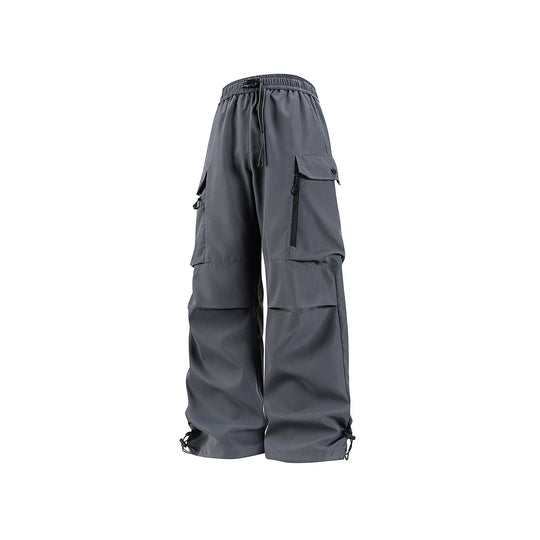 Unisex Weite technische Cargo-Hose mit Multifachtaschen, Tunnelzug und verstellbaren Beinabschlüssen Nord Taschen