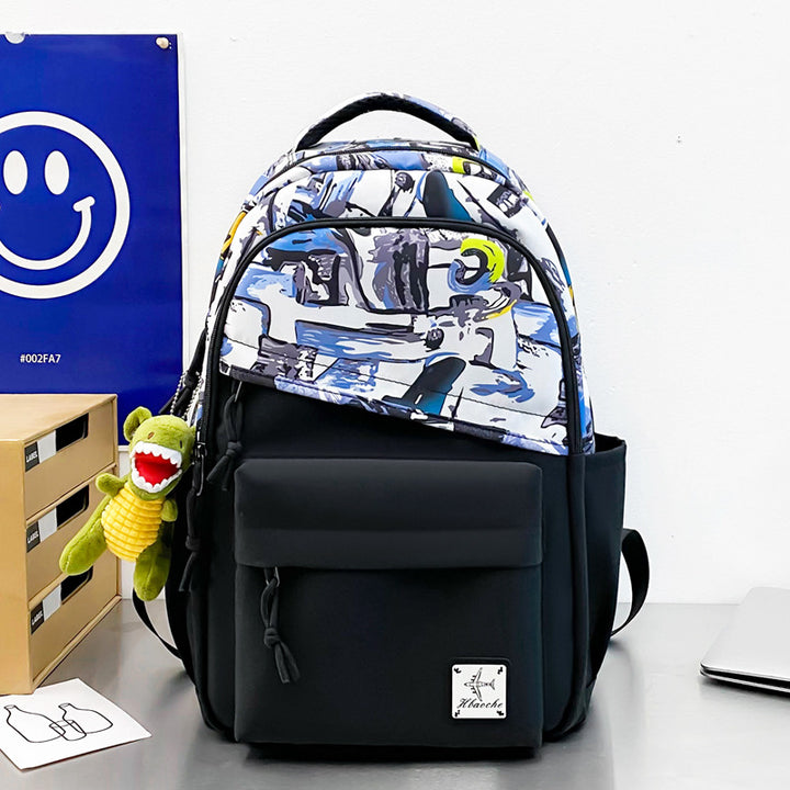 Damen kreativer Freizeitrucksack mit plakativen Mustern Nord Taschen