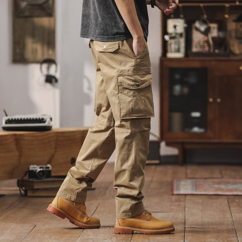 Herren Robuste Relaxed-Fit Cargohose mit verstärkten Knien und Mehrfach-Taschen Nord Taschen