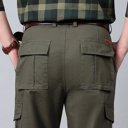 Herren Cargohose mit mehrfachen Klappentaschen und robustem Baumwollmix Nord Taschen