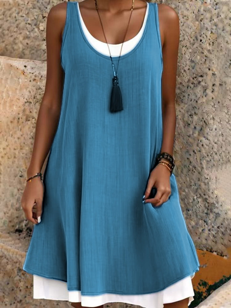 Damen lässiges Sommerkleid