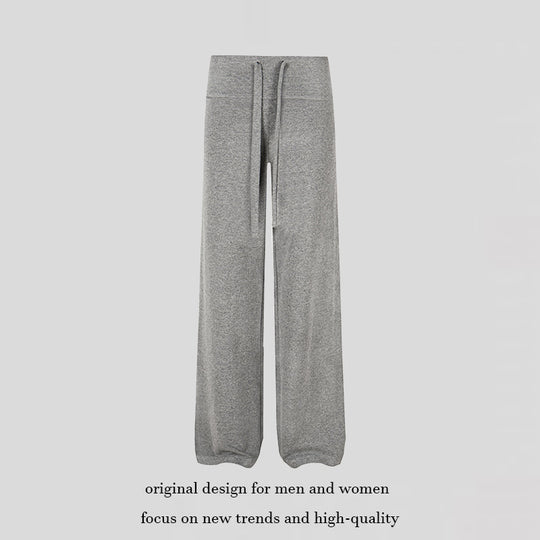 Damen Palazzo-Fleece-Hose mit hohem Komfortbund und fließendem Wide‑Leg-Schnitt Nord Taschen