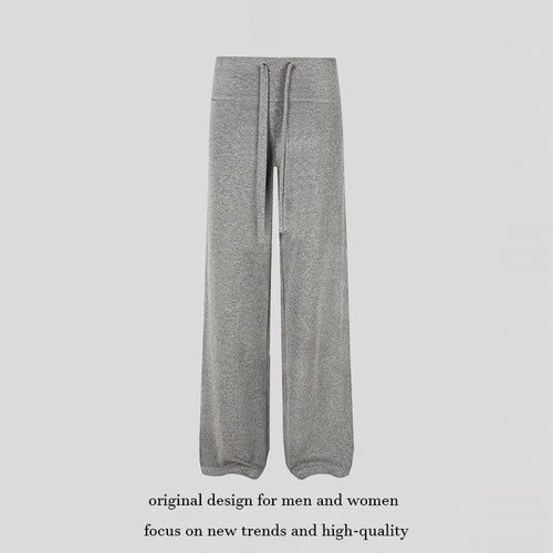 Damen Palazzo-Fleece-Hose mit hohem Komfortbund und fließendem Wide‑Leg-Schnitt Nord Taschen