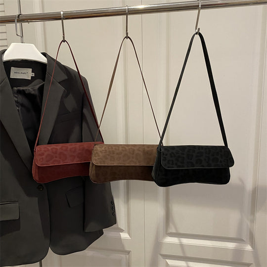 Damen modische Umhängetasche mit samtiger Struktur Nord Taschen