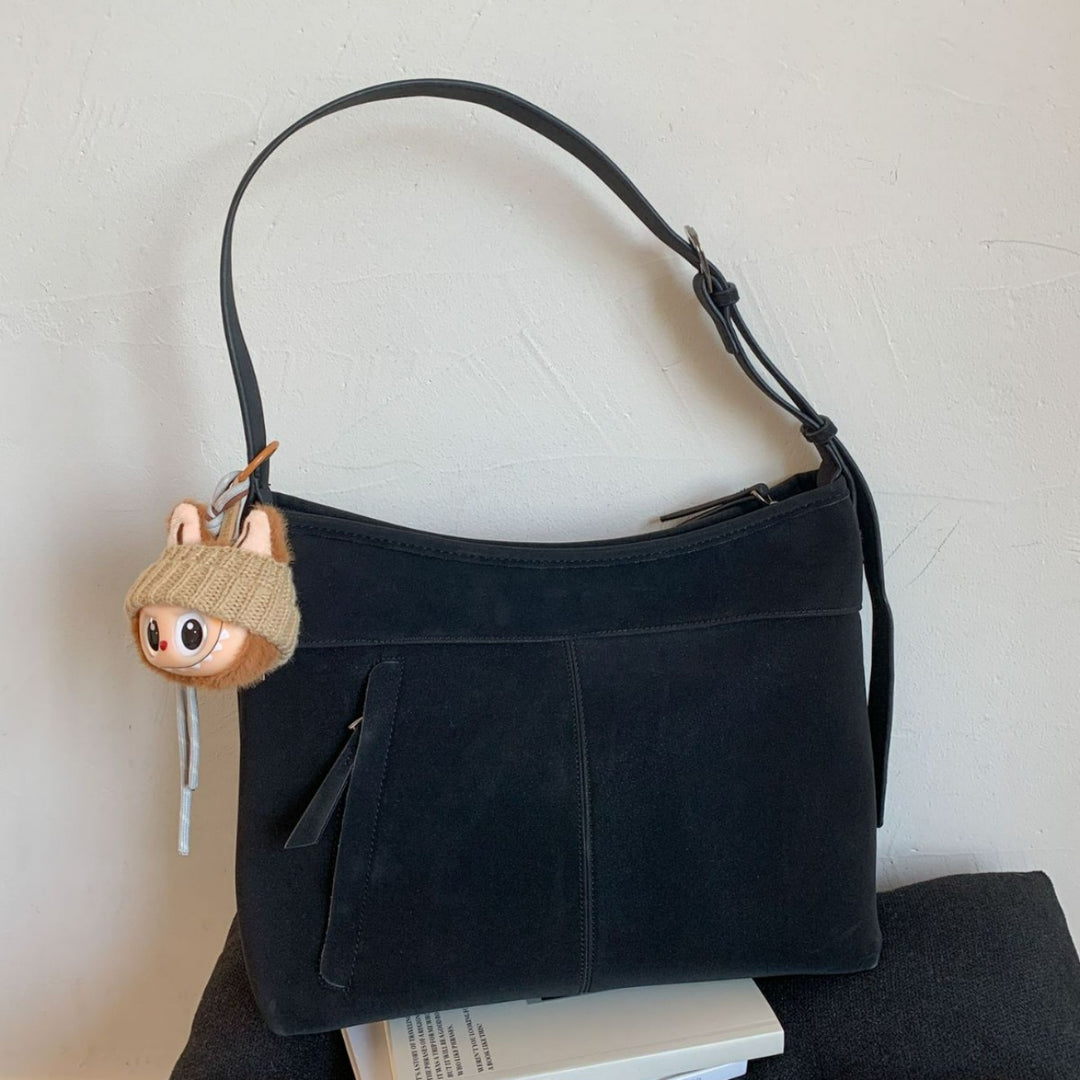 Damen Hobo Tasche mit süßem Tieranhänger Nord Taschen