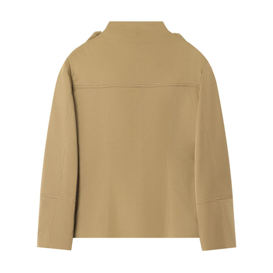 Damen Leichte Utility-Jacke mit Stehkragen, Schulterklappen und aufgesetzten Pattentaschen Nord Taschen