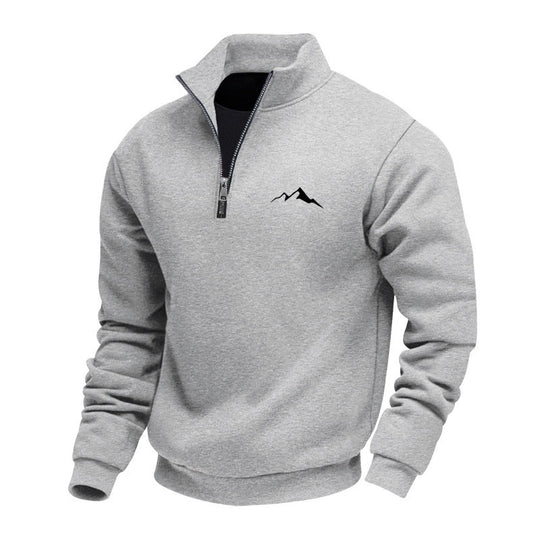 Herren Sweatshirt mit kurzem Reißverschluss Nord Taschen