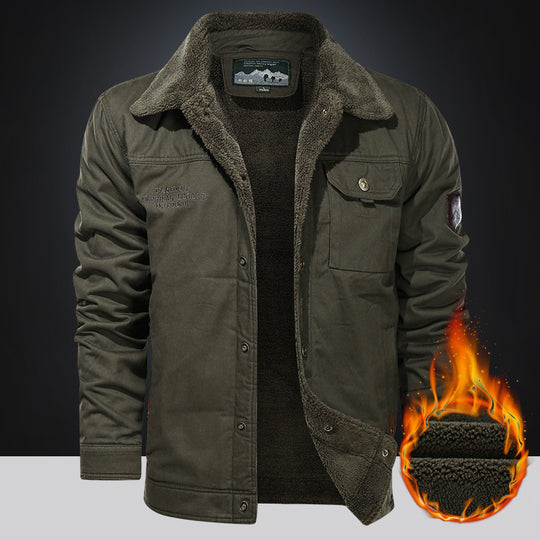 Herren warme Outdoor-Jacke Nord Taschen