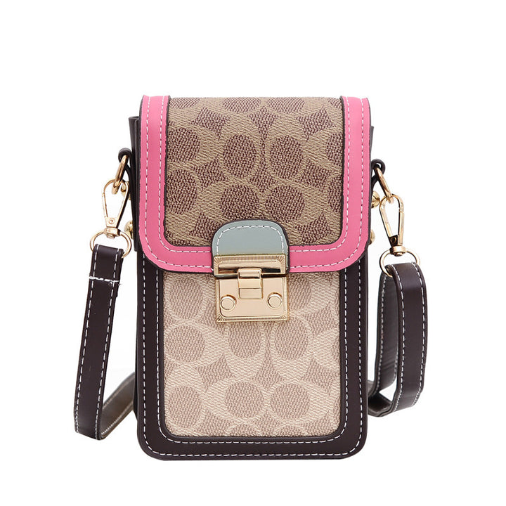 Damen crossbody Tasche mit dekorativem Klappenverschluss Nord Taschen