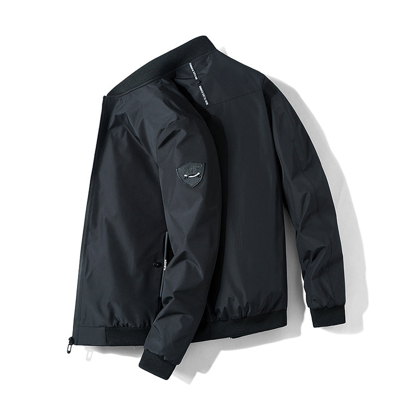 Herren Urbaner Microfaser-Bomber mit wasserabweisender Membran und verdecktem Frontzip Nord Taschen