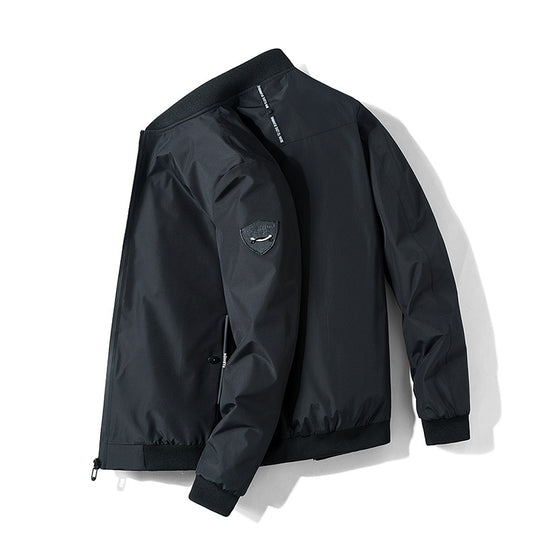 Herren Urbaner Microfaser-Bomber mit wasserabweisender Membran und verdecktem Frontzip Nord Taschen