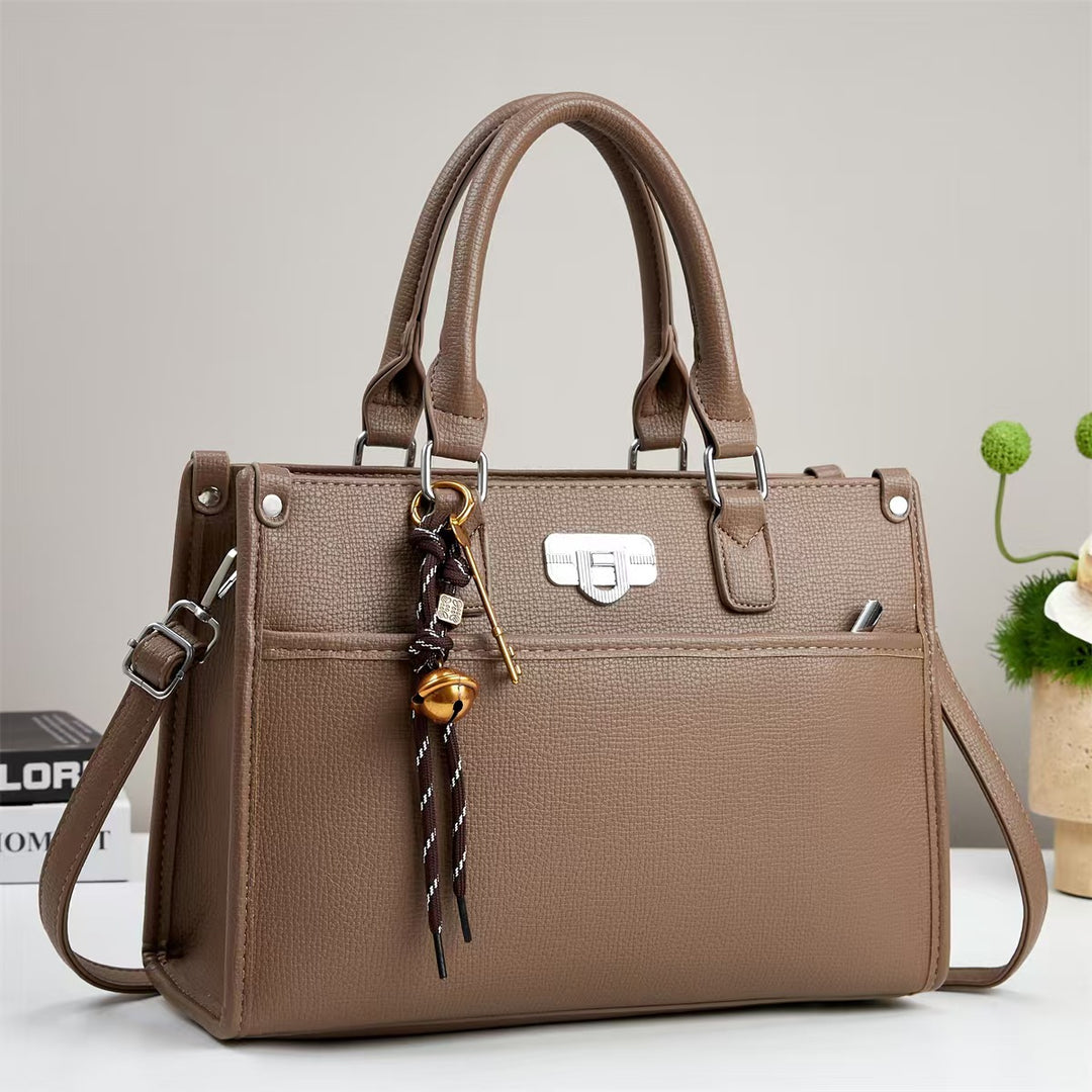 Damen Handtasche mit strukturiertem Design und abnehmbarem Tragegurt Nord Taschen