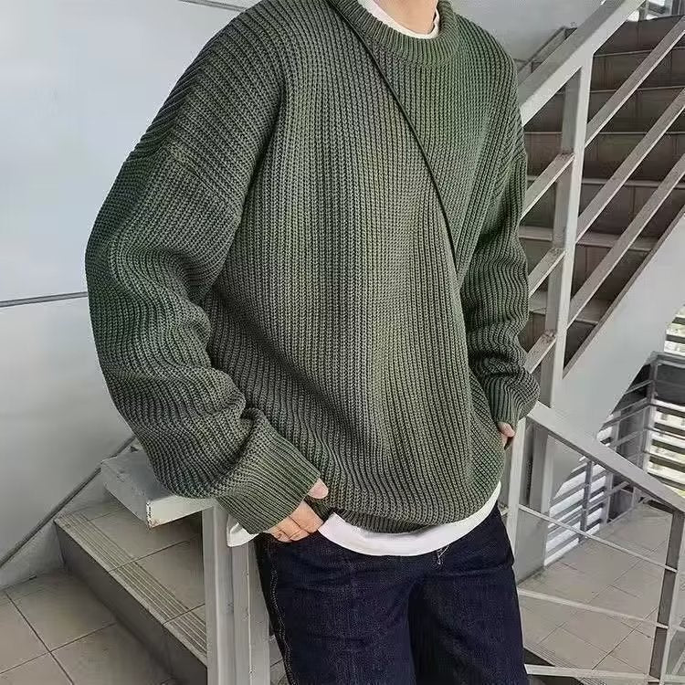 Damen Modischer Grobstrickpullover mit lässiger Passform Nord Taschen