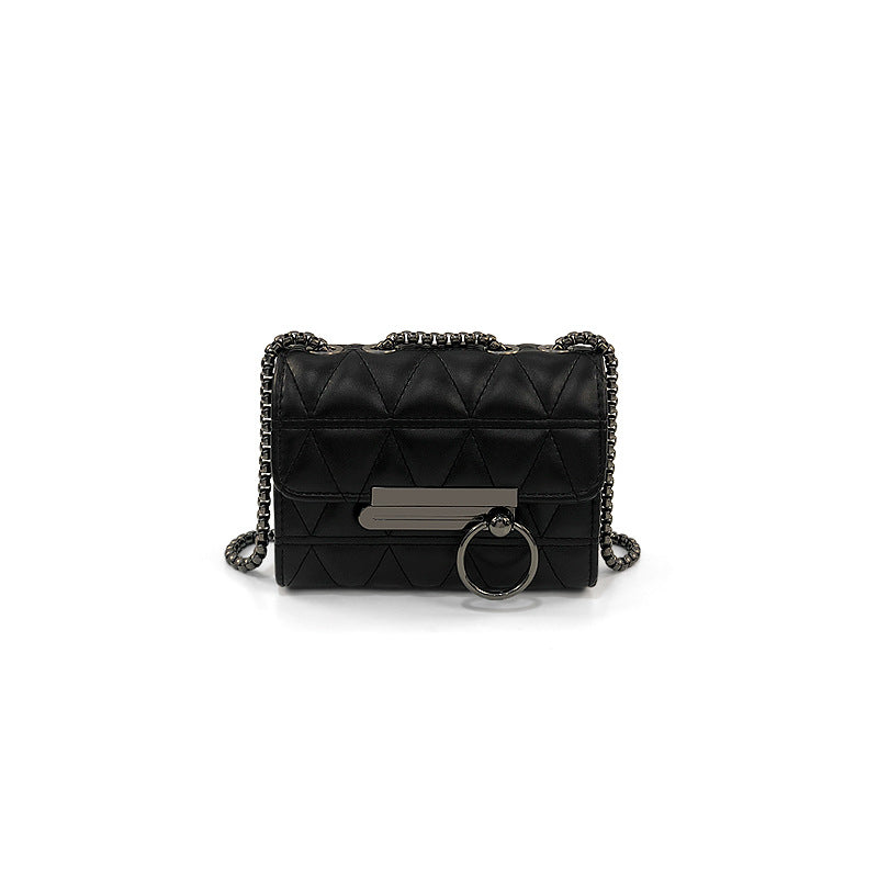 Damen Clutch-Tasche mit eleganter Steppung und feinem Kettenriemen Nord Taschen