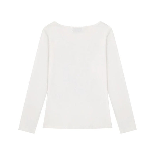 Damen Longsleeve-Shirt mit Fotoprint und Nietenapplikation Nord Taschen