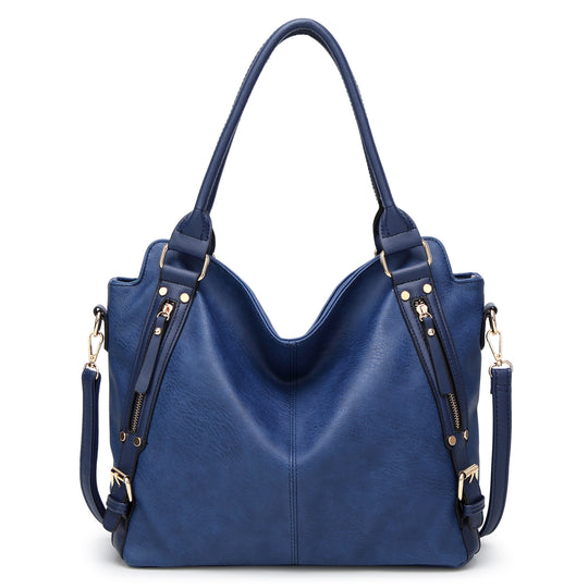Damen Hobo-Tasche mit elegantem Reißverschlussdesign und praktischem Schultergurt Nord Taschen