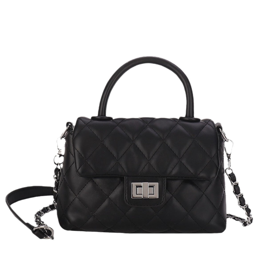 Damen elegante Handtasche mit stilvollem Steppmuster Nord Taschen