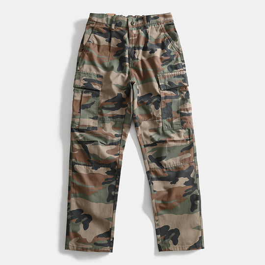 Herren Cargohose im Military-Look mit Mehrfachtaschen und geradem Schnitt Nord Taschen