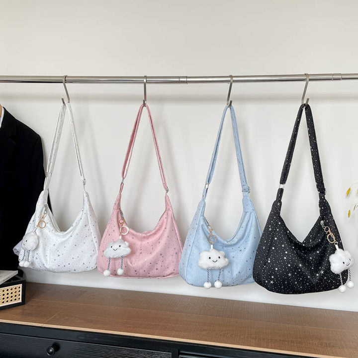 Damen Umhängetasche mit niedlichen Tierdetails und glänzendem Obermaterial Nord Taschen