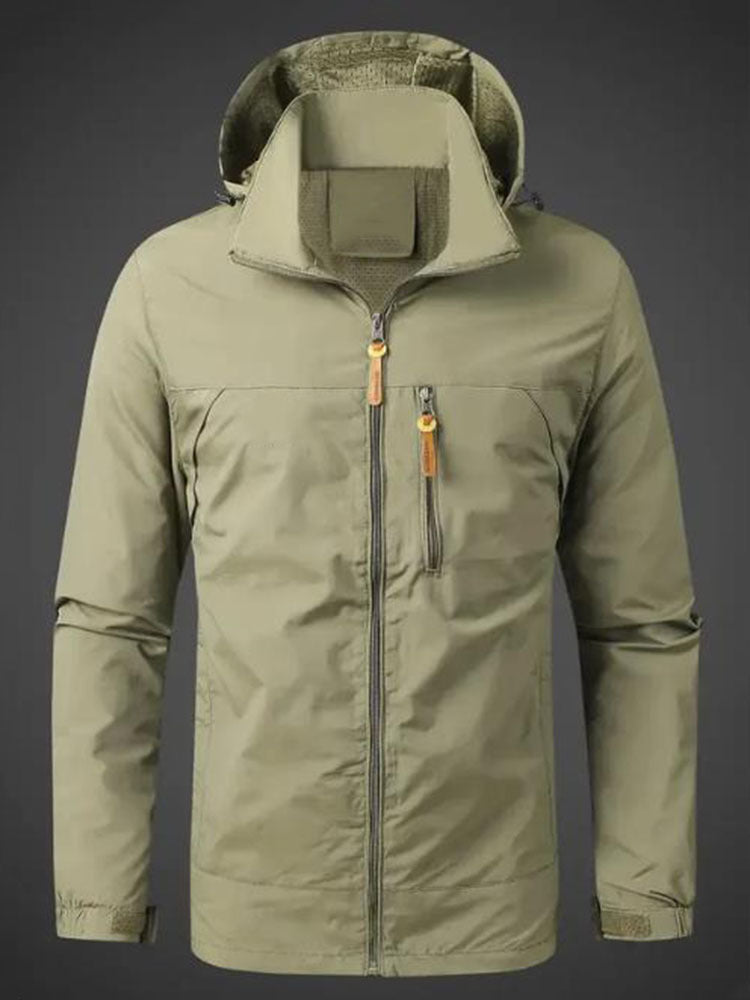 Herren leichte Funktionsjacke Nord Taschen