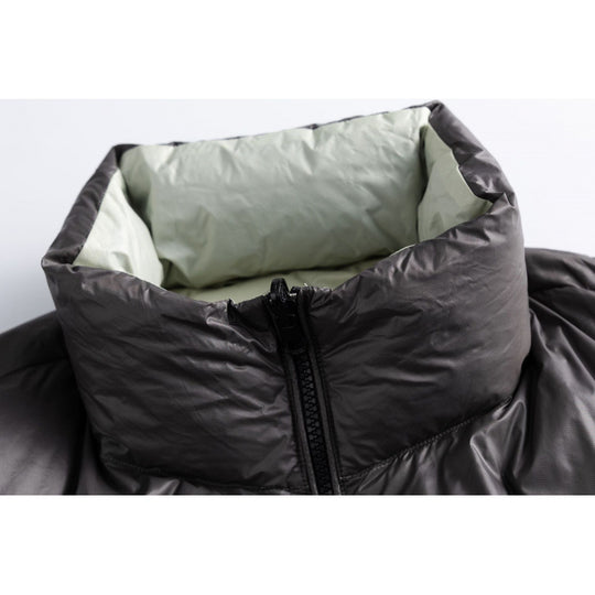 Unisex Wattierte Oversize-Steppjacke mit leichter Thermo‑Wattierung und Stehkragen Nord Taschen