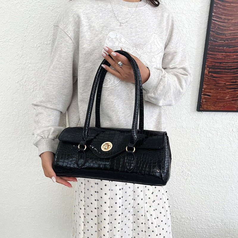 Damen elegante Handtasche im Krokodil-Design Nord Taschen
