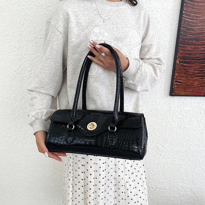 Damen elegante Handtasche im Krokodil-Design Nord Taschen