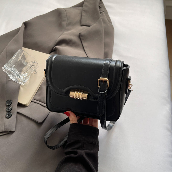 Damen elegante Umhängetasche mit strukturiertem Design und goldfarbenem Verschluss Nord Taschen