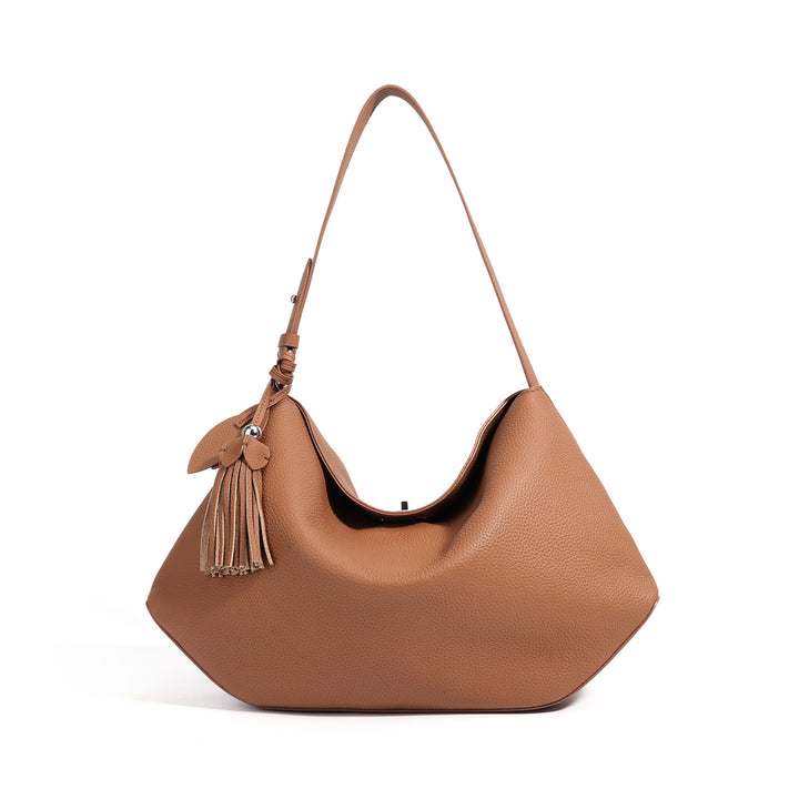 Damen lässige Ledertasche mit asymmetrischem Design Nord Taschen