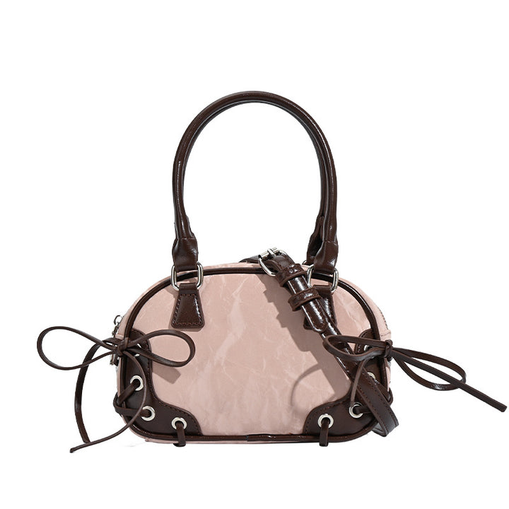 Damen Handtasche mit dekorativen Schleifen und hochwertiger Lederverarbeitung Nord Taschen