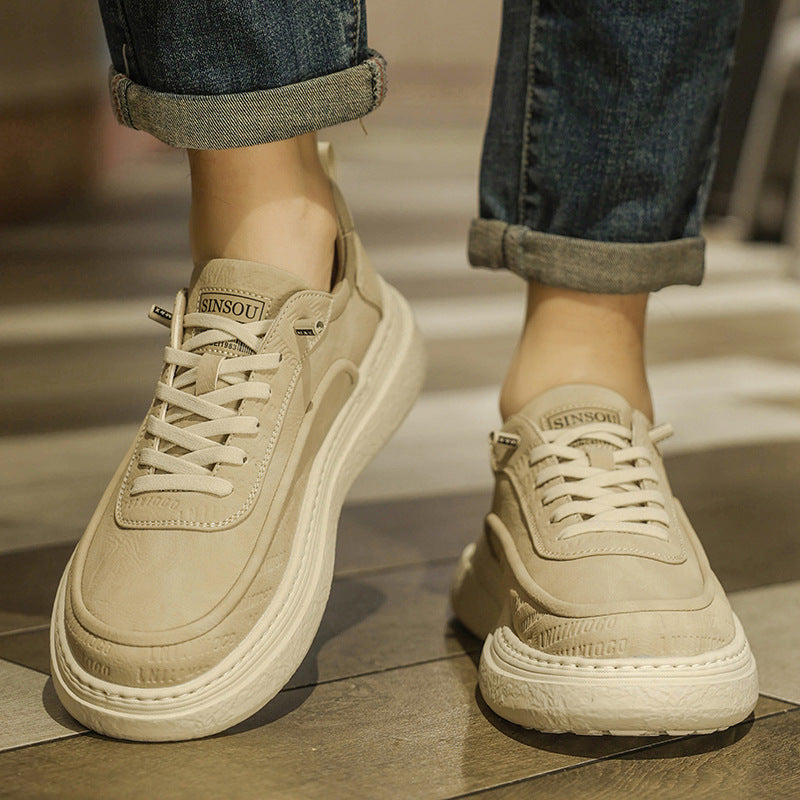 Damen Komfortable Sneakers aus hochwertigem Leder mit dämpfender Laufsohle Nord Taschen