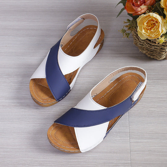 Damen modische Sandalen mit verstellbarem Riemen und anatomischem Fußbett Nord Taschen