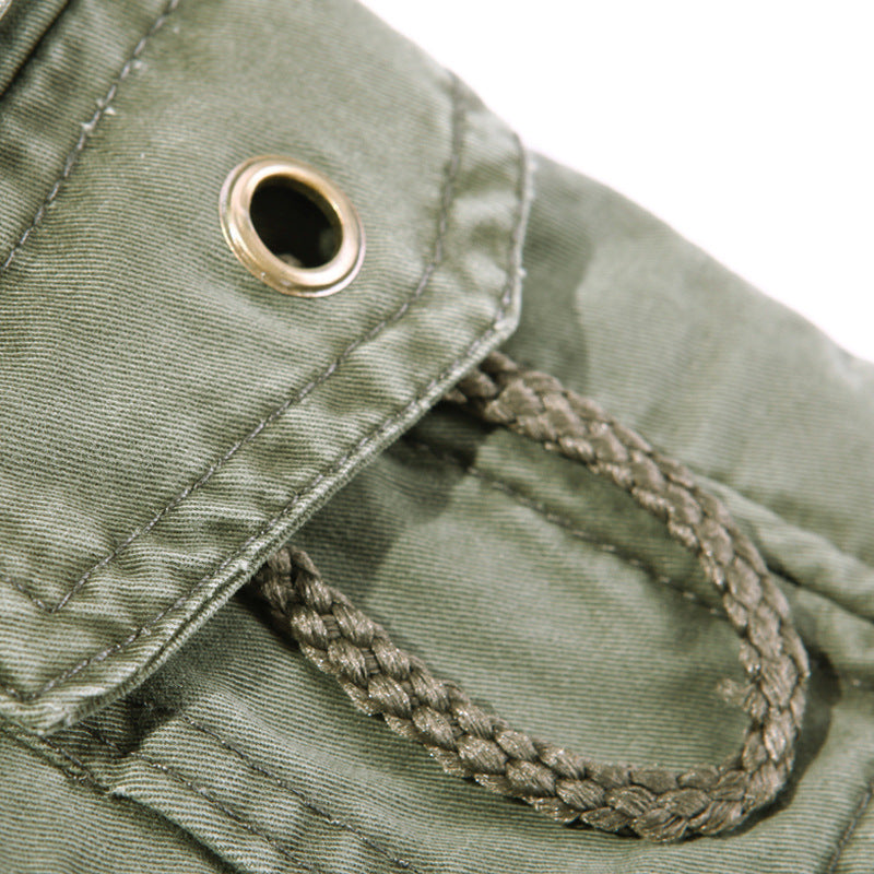 Herren Robuste Cargo-Arbeitshose mit Mehrfach‑Taschen, Kniefalten und Relaxed‑Fit Nord Taschen