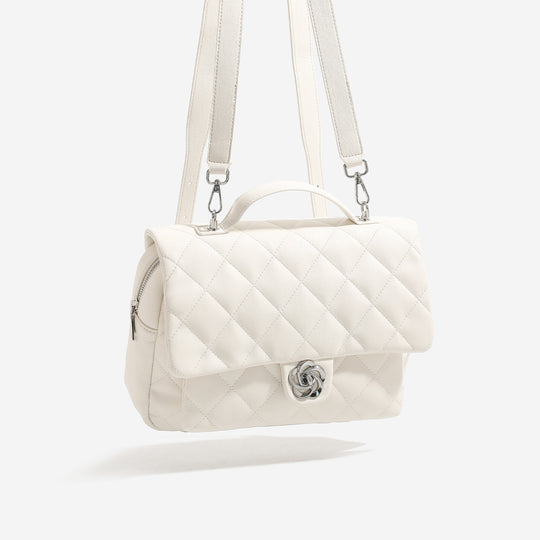Damen Handtasche mit luxuriösem Steppmuster und abnehmbaren Schulterriemen Nord Taschen