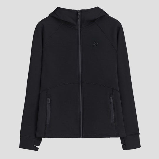 Damen Kapuzen-Fleecejacke mit durchgehendem Reißverschluss, ergonomischen Nähten und Reißverschlusstaschen Nord Taschen