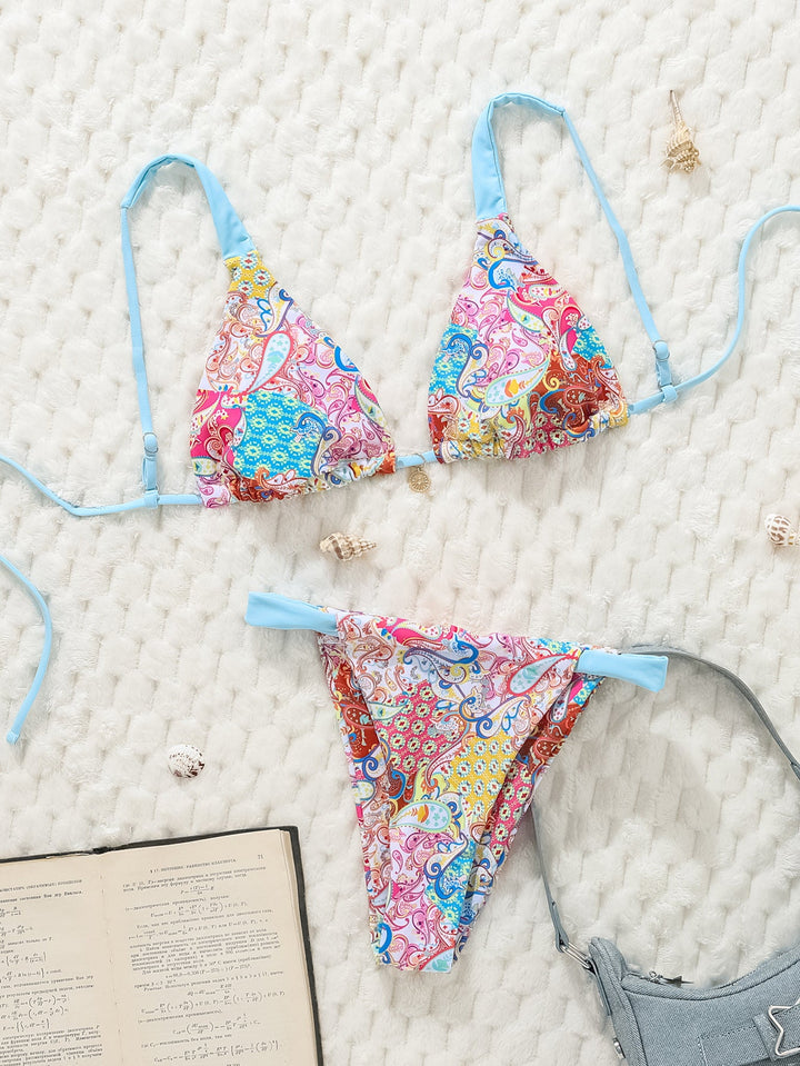 Damen Bikini-Set mit floralem Design