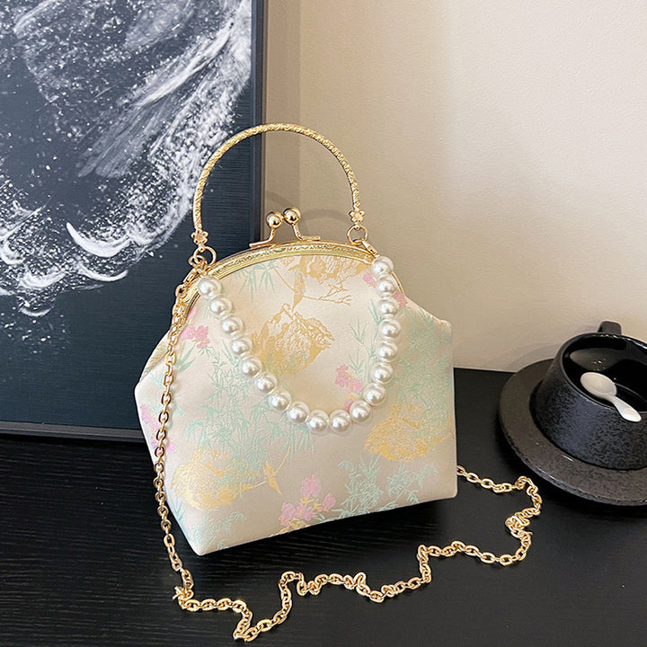Damen elegante Handtasche mit floralem Design Nord Taschen