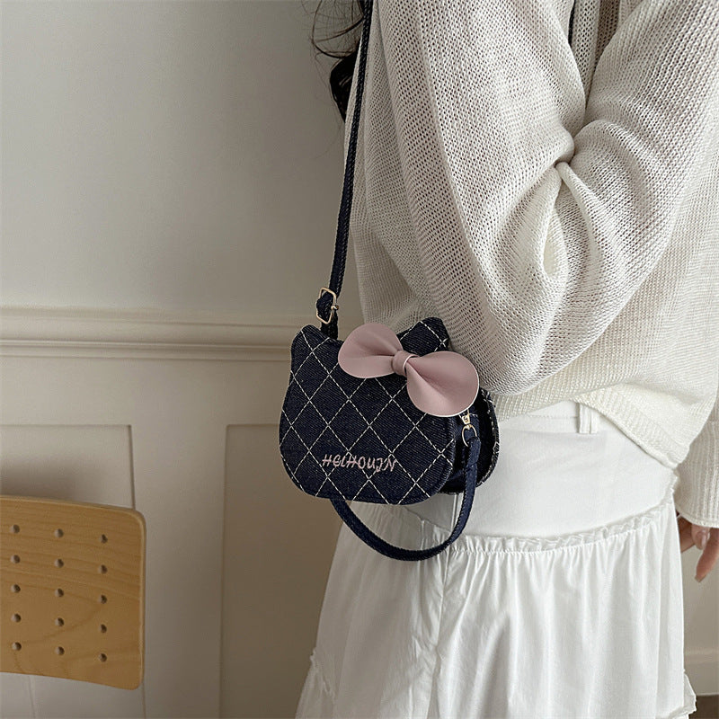 Damen Mini-Handtasche mit schickem Schleifenakzent Nord Taschen