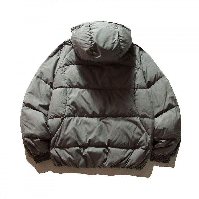 Unisex Oversize Thermo‑Pufferjacke im Boxy‑Cut mit Kapuze und Raglanärmeln Nord Taschen