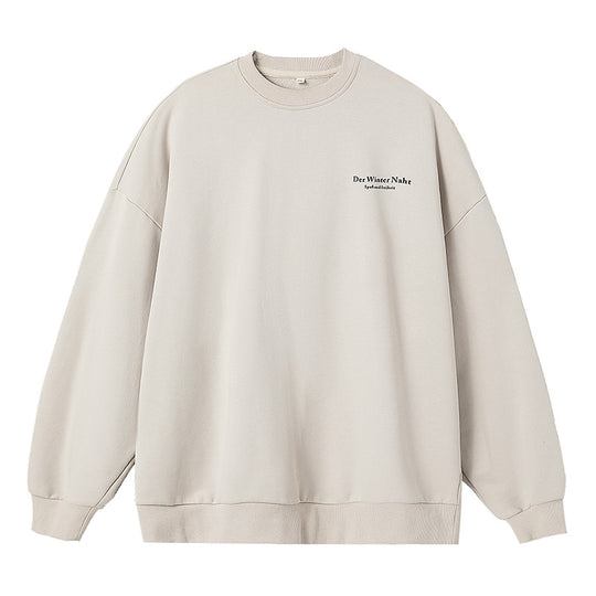Unisex Oversize-Comfort-Sweatshirt mit French-Terry-Innenfutter, minimaler Brustgrafik und verlängertem Rückenteil Nord Taschen