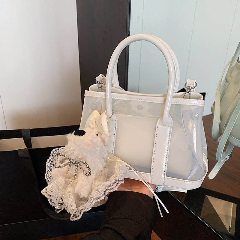 Damen transparente Handtasche Nord Taschen