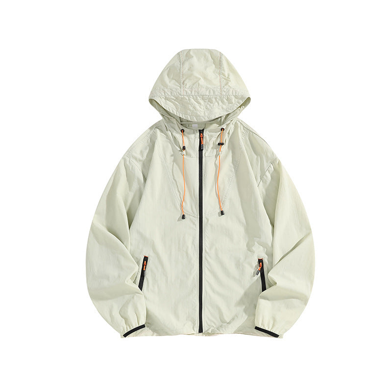 Herren Leichte Outdoorjacke mit Kapuze und praktischen Reißverschlusstaschen Nord Taschen