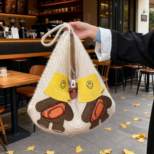 Damen kreative Beuteltasche mit verspieltem Design Nord Taschen