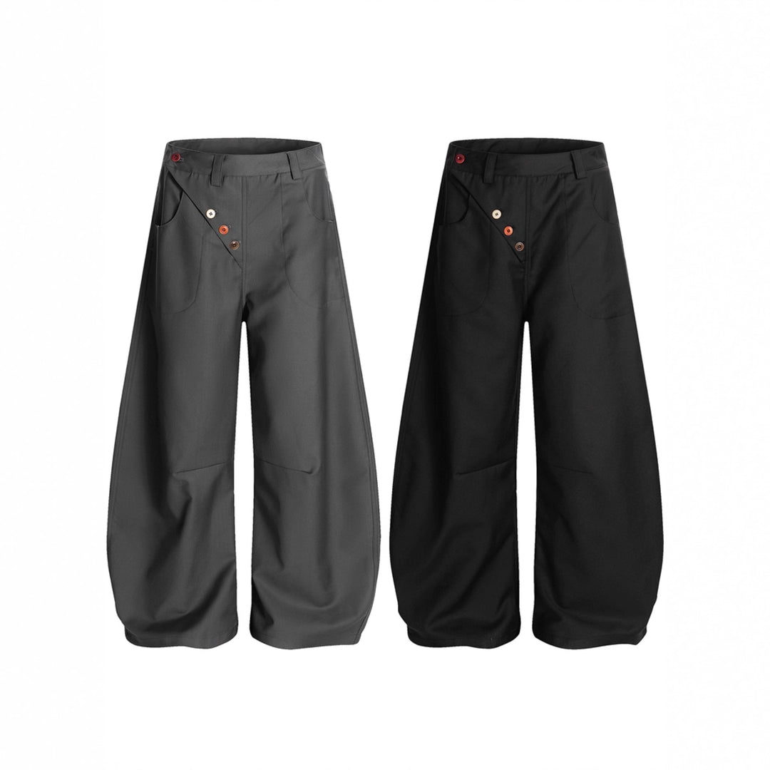 Damen Modische Weitbein-Hose Nord Taschen