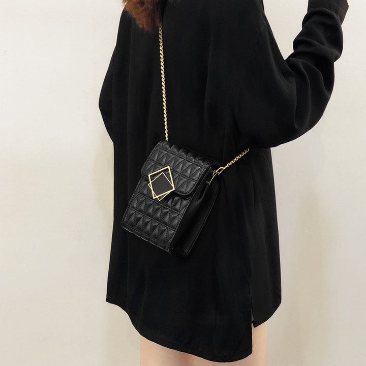 Damen elegante Clutch-Tasche mit geometrischem Design Nord Taschen