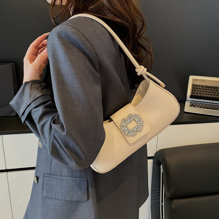 Damen modische Schultertasche mit funkelndem Clipverschluss Nord Taschen