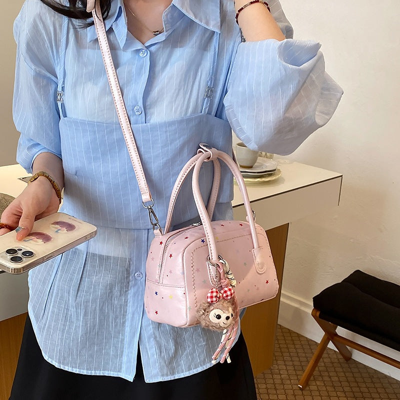 Damen Mini-Handtasche mit buntem Sternenmotiv Nord Taschen