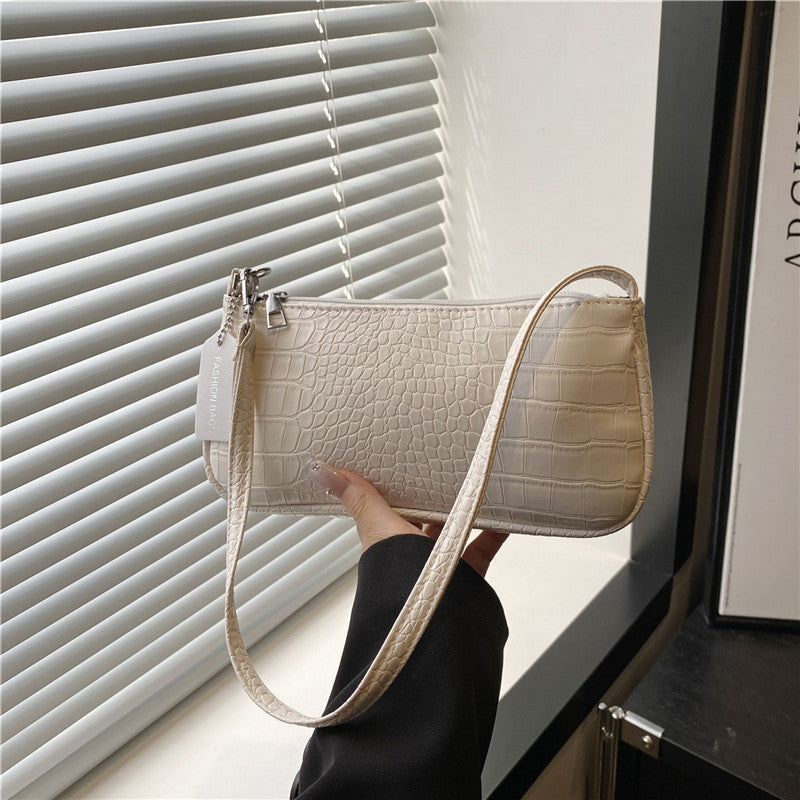 Damen elegante Handtasche mit Krokodilprägung Nord Taschen