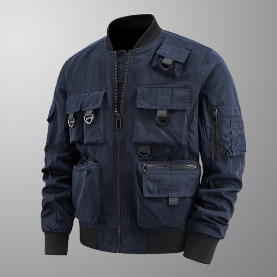 Herren taktische Multi-Pocket Bomberjacke mit Utility-Taschen Nord Taschen
